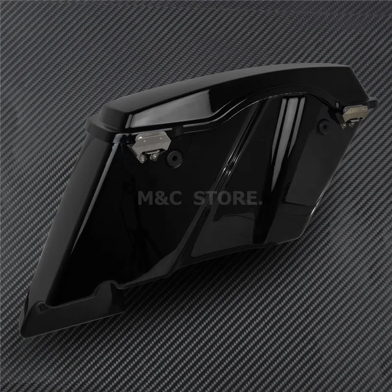 Мотоциклетные 5 &quotяркие черные растягивающиеся расширенные жесткие седельные