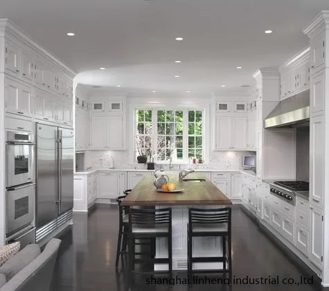 

solid wood kitchen cabinet(LH-SW096)