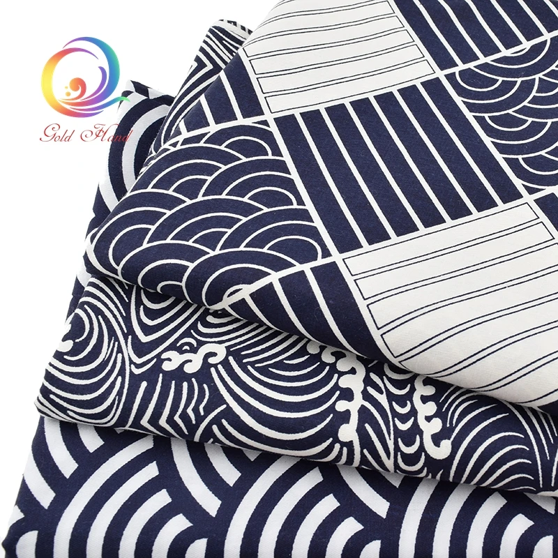 Haisen японская серия саржевая хлопчатобумажная ткань с принтом сделай сам одеяло