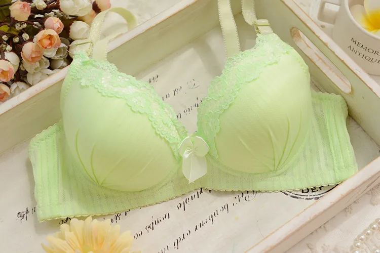 Модное нижнее белье для девочек удобный кружевной бюстгальтер подростков