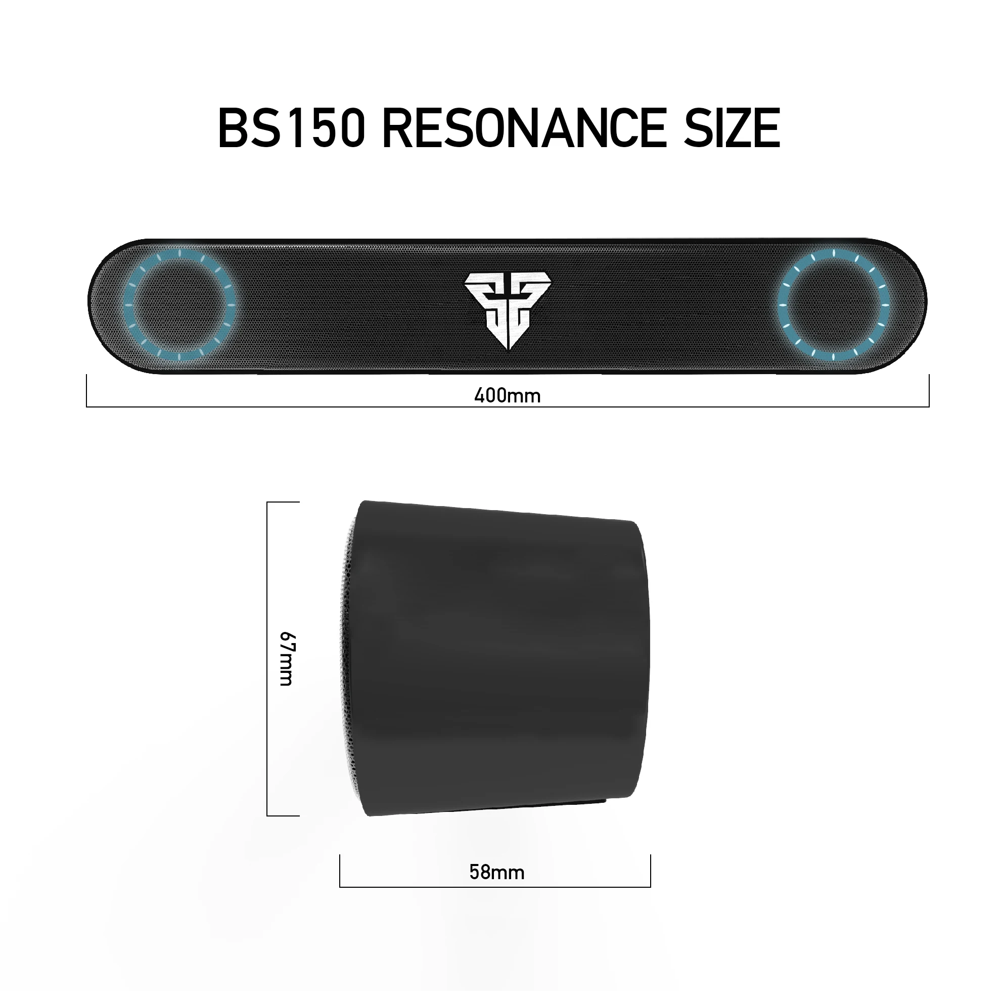 Bluetooth Колонка Fantech BS150 светодиодсветодиодный басовая вибрация Портативная