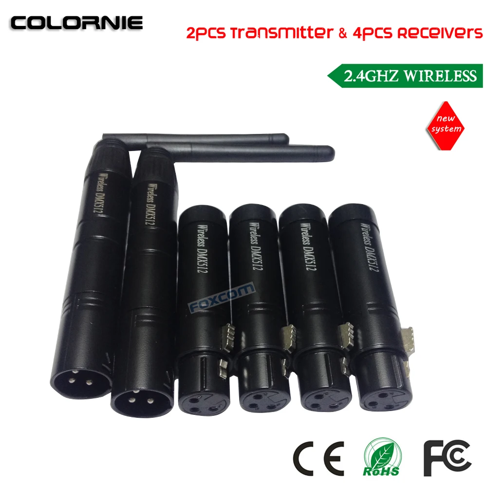 DHL Бесплатная доставка 2 4G DMX512 беспроводной приемник/DMX контроллер | Освещение