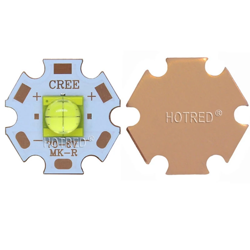 1 шт 5 шт. 10 ETI7070 6V 4 фишки 15 Вт светодиодный эмиттер заменить Cree MKR MCE XHP50 XHP70 холодный