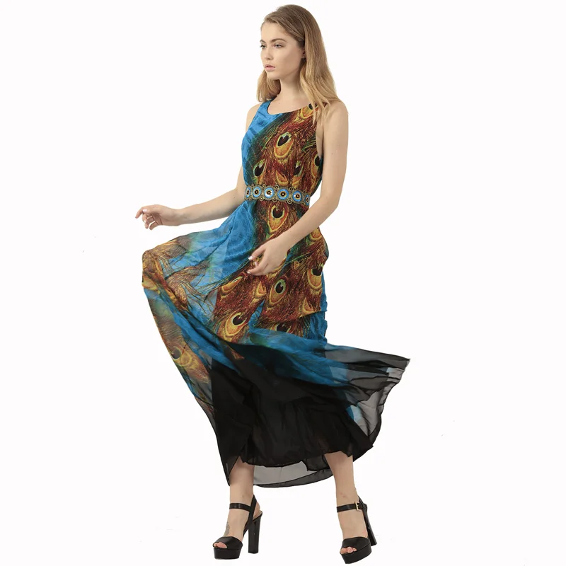 Майка без рукавов летнее платье Для женщин o Средства ухода за кожей Шеи Воротник