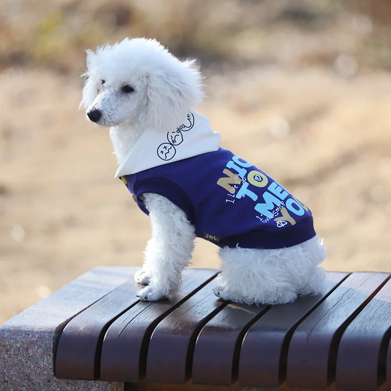 2018 Весенняя Новинка pet Одежда хлопок стрейч печати свитер для собаки|Толстовки