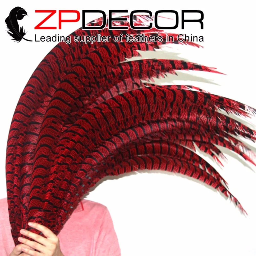 ZPDECOR 50 шт./лот, разные цвета, хорошее качество, Зебра, перья для девушек, хвост, для карнавала, головной убор, Декор, перья, EMS/DHL