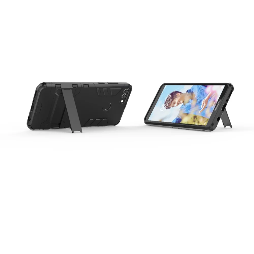 Чехол для huawei Y6 Y7 Y5 Y9 Y3 Lite рro рrime Honor 8A 8C 8X 9X Жесткий ПК с сенсорным экраном силиконовый чехол для телефона в виде ракушки