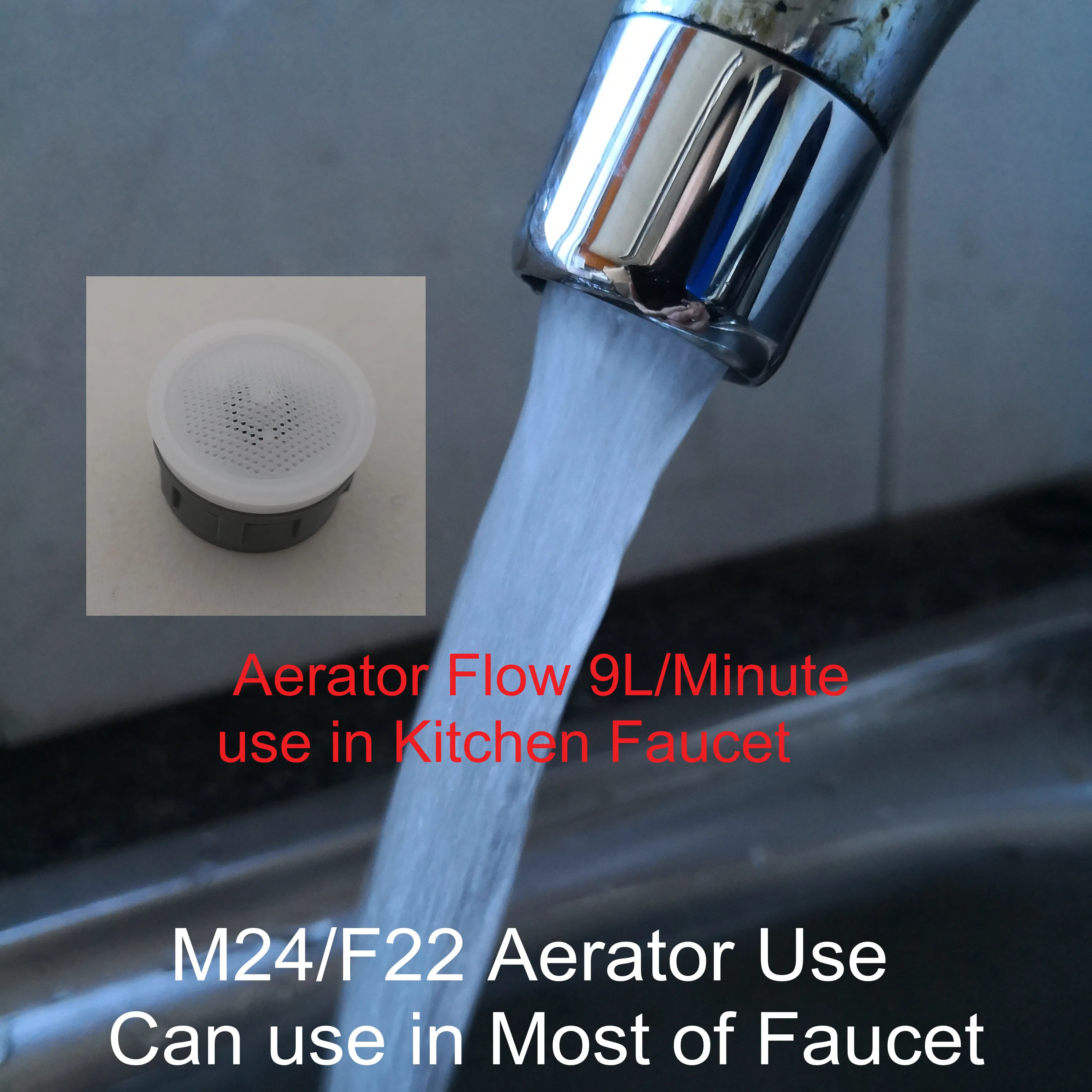 Free Shipping-Water Saving Aerator Core Set(TP-A06)-M24/F22 Use-30%-70% Money | Обустройство дома