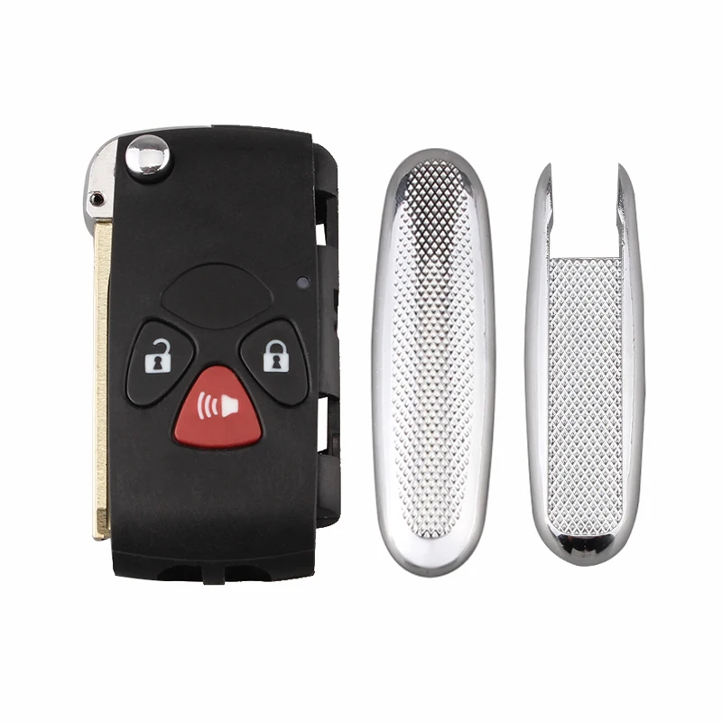 Складной чехол для дистанционного ключа с 3 кнопками TOYOTA|flip key case toyota|toyota remote button3