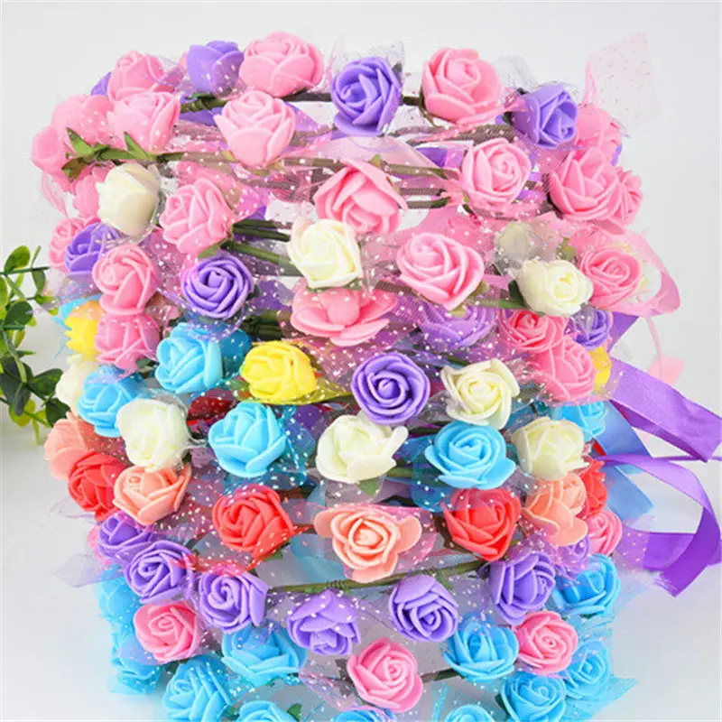 12 шт. искусственные розы из пенопласта 2 см | Дом и сад