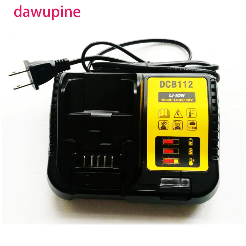 Зарядное устройство dawupine DCB112 для литий ионных аккумуляторов DeWalt 10 8 в 12 14 4 18 DCB101