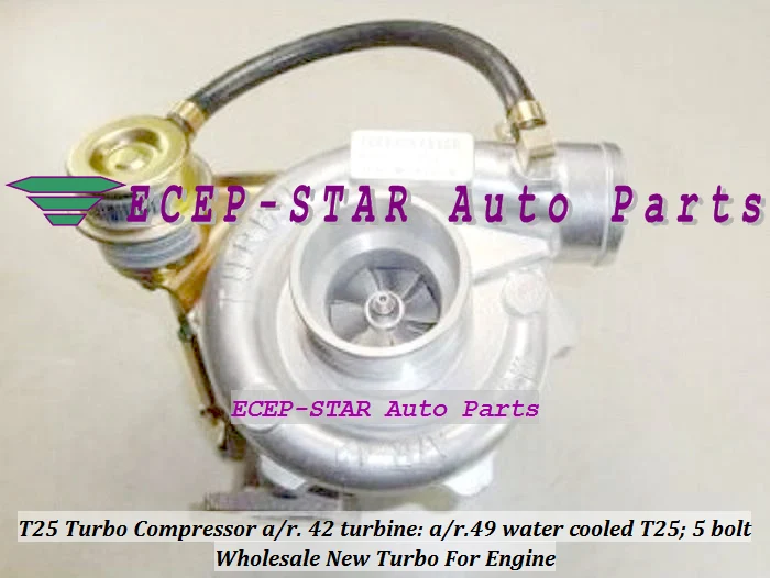 Бесплатная доставка Турбокомпрессор Впускной фланец T25 компрессор a/r. 42 турбины