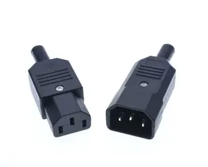 10 шт.лот IEC320 AC 250V 10A C14 Male + C13 Female