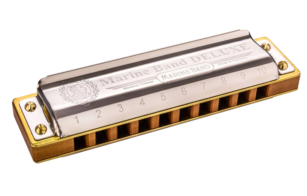 Hohner морской группы Делюкс диатонический 10 отверстий губная гармоника рот органные инструменты Ключ C блюз Арфа перламутровый гребень Музыкальные инструменты