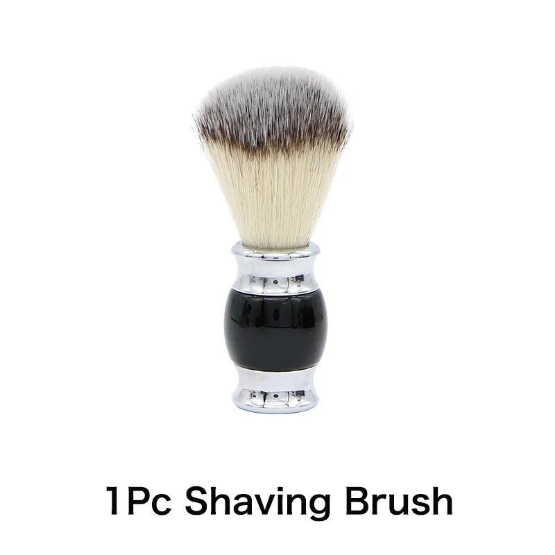 1 pc Shaving brush HAWARD RAZOR профессиональная нейлоновая бритвенная щетка из металла и смолы, удобная ручка для бритья - Цвет: 1 pc Shaving brush
