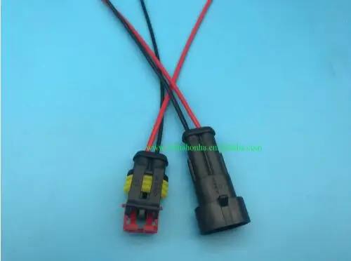 

DJ7021-1.5-11/21 Бесплатная доставка 2 Pin водонепроницаемый Мужской и Женский Разъем жгут проводов Жгут Проводов