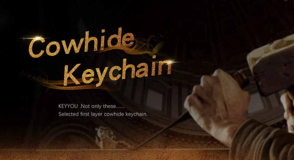 KEYYOU, 4 цвета, модный металлический и натуральный кожаный автомобильный брелок, дистанционный брелок для ключей, все аксессуары для автомобильных ключей, автомобильный брелок