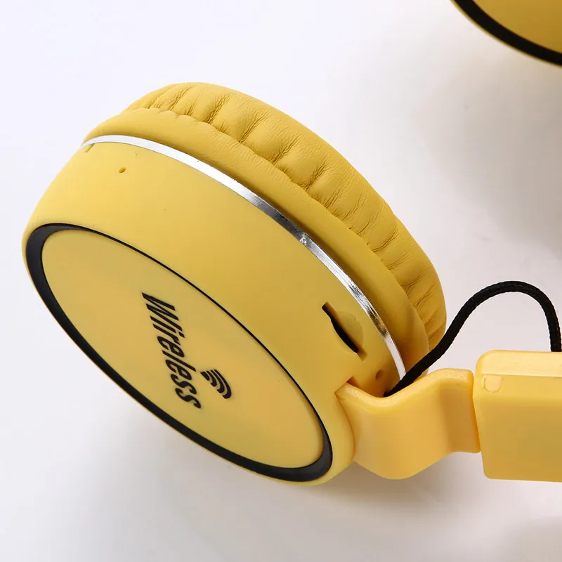 Новая Bluetooth-гарнитура KD19 стереогарнитура складная карта разъем для радио