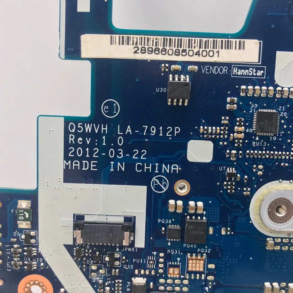 KEFU LA-7912P материнская плата для ноутбука ACER Aspire E1-571G V3-571G V3-571 материнская плата Q5WVH LA-7912P HM77 PGA989 Тесты
