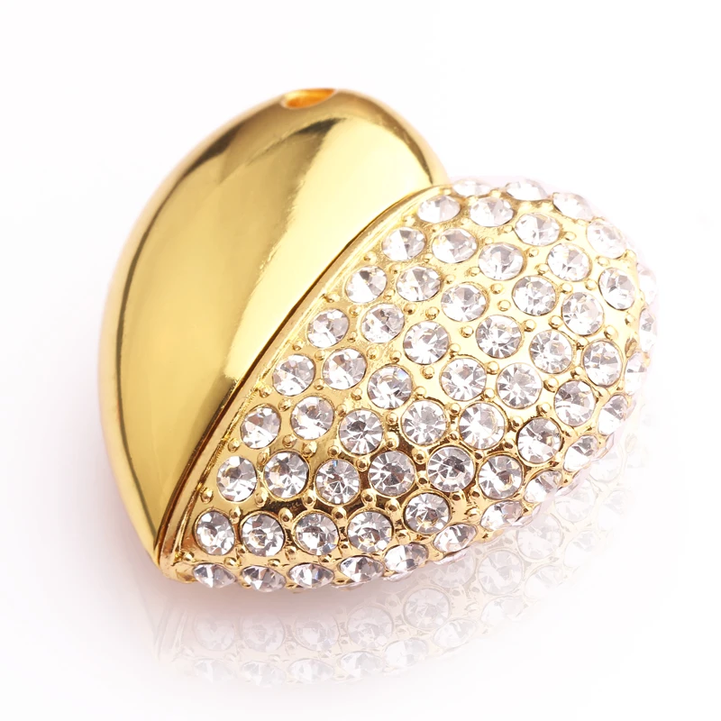 Amthin U disk Mega Fabrica Crystal heart love pendrive 2G 4G 8G 16G 32G 64G Флешка Ювелирная usb флешка Бесплатная