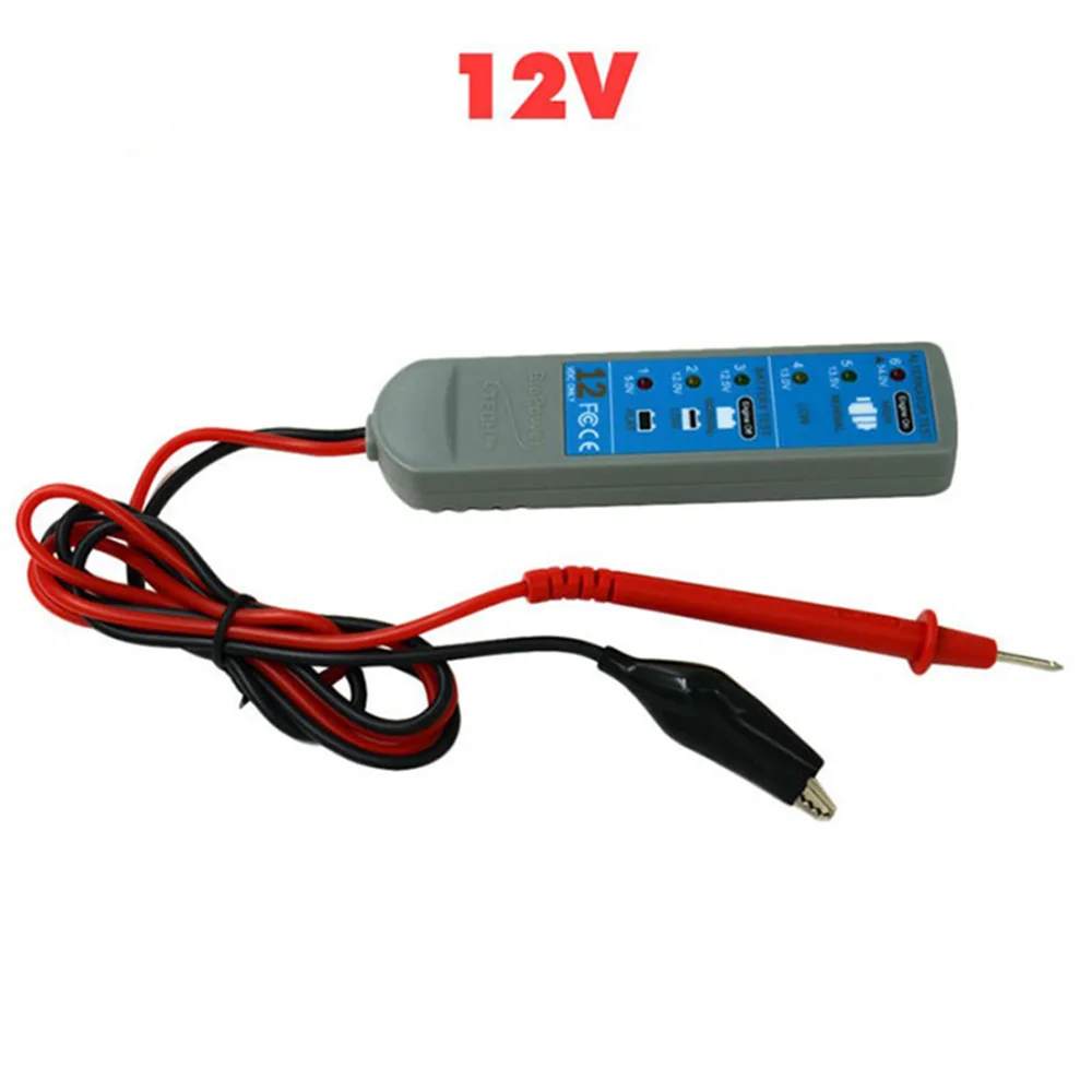 Мини портативный автомобильный тестер батареи с гибкой магнитной пластиной на