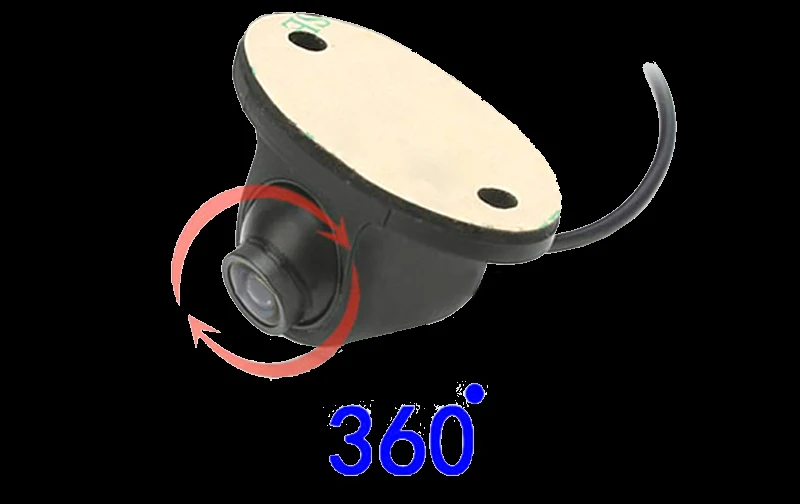 2 шт. CCD HD 360 градусов, Автомобильная камера заднего вида, фронтальная, боковая, камера заднего вида, левый и правый вид, слепое место, парковочная камера