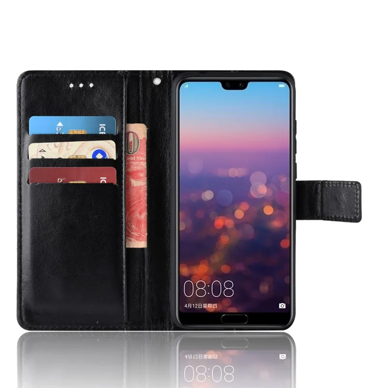Для Huawei P20 Pro Чехол P20Pro чехол из искусственной кожи флип-чехол для телефона CLT-AL01