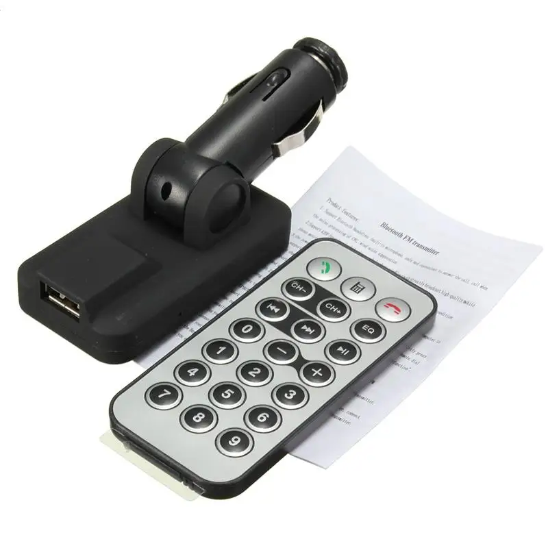 Lonleap Беспроводной Bluetooth Handsfree Car Kit ЖК дисплей FM передатчик модулятор