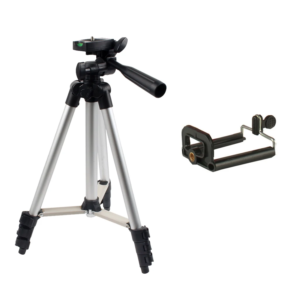 01 Tripod and holder Легкий штатив держатель телефона для iPhone 5 5S SE 6 6S 7 8 Plus X XR XS Max samsung Note 8 9 S10 S10Lite 5G с сумкой для переноски - Цвет: 01 Tripod and holder
