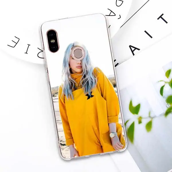 Силиконовый чехол Singer Star Billie Eilish для Xiaomi mi 9 8 A2 Lite Play mi x3 Red mi 6 6A Note 6Pro 7 Pro мягкий чехол для телефона из ТПУ - Цвет: 11