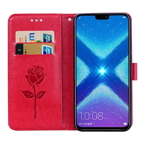 Чехол honor 8x для huawei honor 8a honer hono 8c 8 x Lite pro, кожаный чехол-книжка для телефона huavei x8 c8 8a 8 lite, светильник