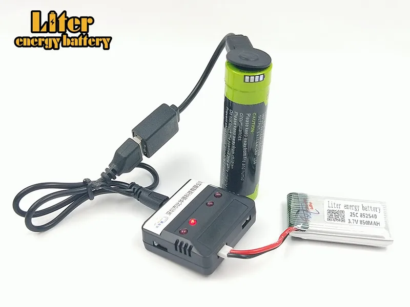 Детали для фотоаппарата X5 X5C 3 7 в 850 мАч 852540 25c Lipo 4 шт. + стандартная мощность