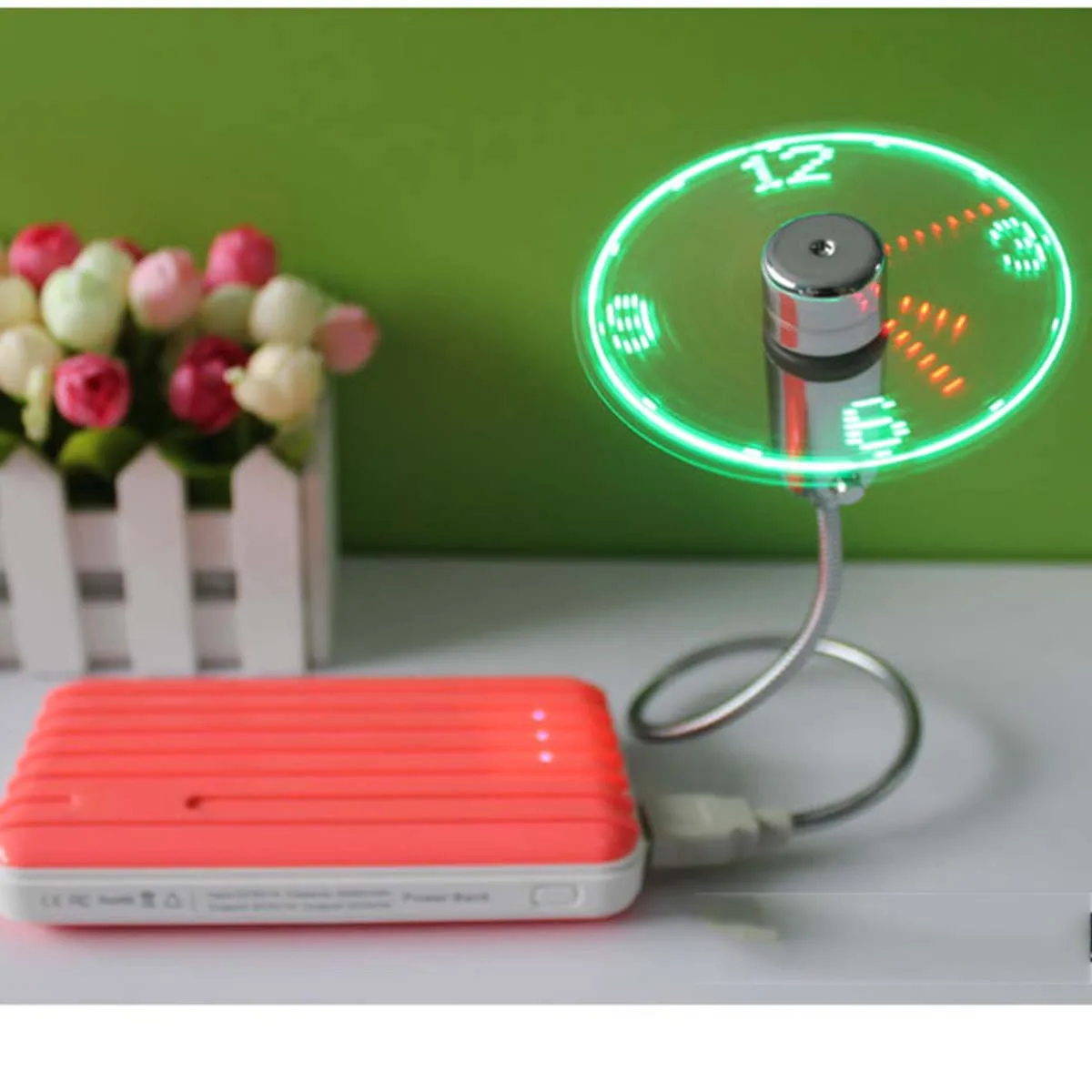 

USB Cooler Cooling Desk Mini Fan 4 Blades Portable Laptop PC USB Cooler Cooling Fan Operation Super Mute for PC Laptop Computer