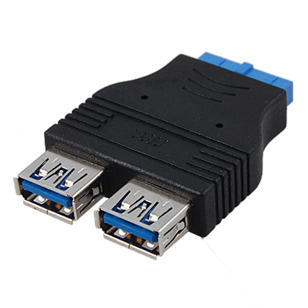 T-Best In Aliexpress продвижение материнская плата 2 порта USB 3 0 гнездо на 20 Pin адаптера |