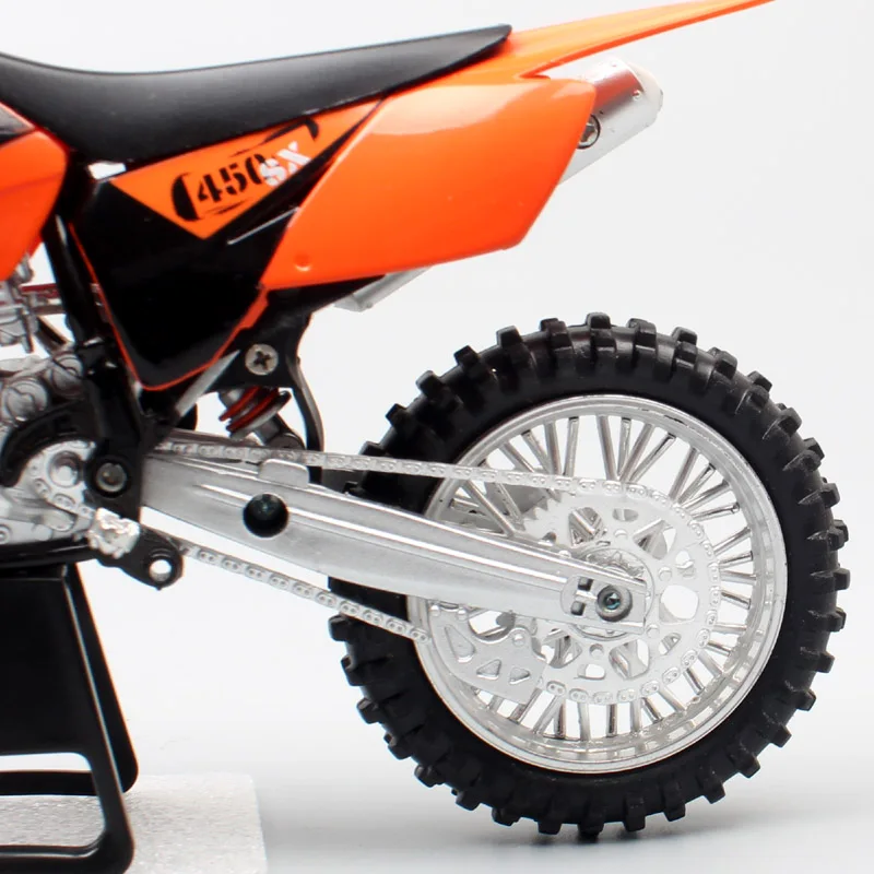 1/12 масштаб Newray KTM SXF 450 SX-F Мотоцикл Велосипед эндуро гоночный Мотокросс Грязь литья под давлением Миниатюрные модели автомобилей детские игрушечные колеса