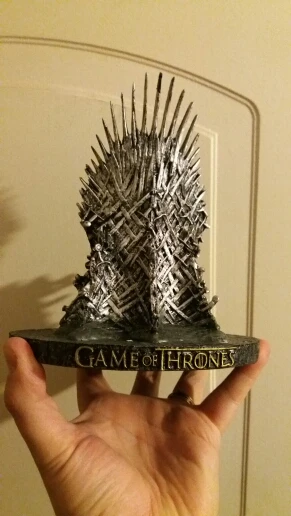Железный Трон фигурку модель игрушки в кино Игра престолов песня Льда и