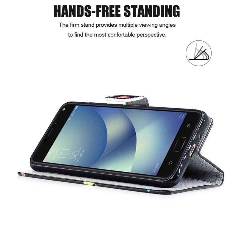 Кожаный бумажник флип чехол для телефона ASUS Zenfone 4 Max ZC520KL Pro ZC554KL X00HD ZC554KL 3 Max ZC520TL Live ZB501KL чехол