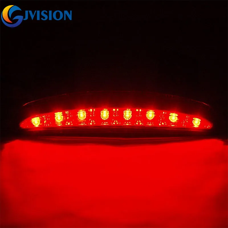 

12V Chopped Fender Edge LED motorbike Tail Light For H-arley Iron Sportster XL883 1200 Red Lens