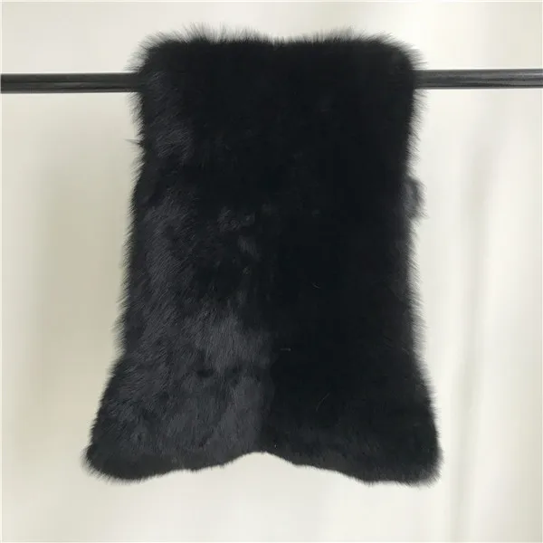 Black Женское теплое пальто из натурального Лисьего меха короткая тонкая зимняя куртка из натурального меха Новая модная верхняя одежда роскошное пальто из натурального Лисьего меха - Цвет: Black