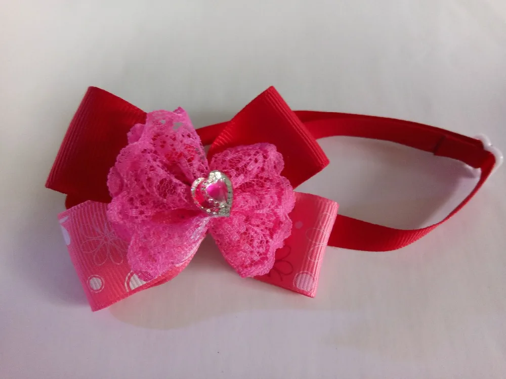 50 шт./лот большая распродажа галстуки бабочки для девочек домашних питомцев