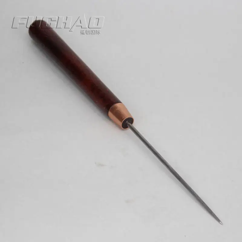 Black Wooden Handle Awl (Carbon Steel With handle)160mm Cloth Tool Sewing Machine Parts | Дом и сад