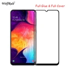 2 шт ЖК-экран протектор для Samsung Galaxy A50 A50 Полный Клей закаленное стекло для Samsung A50 полное покрытие стекло для Samsung A 50