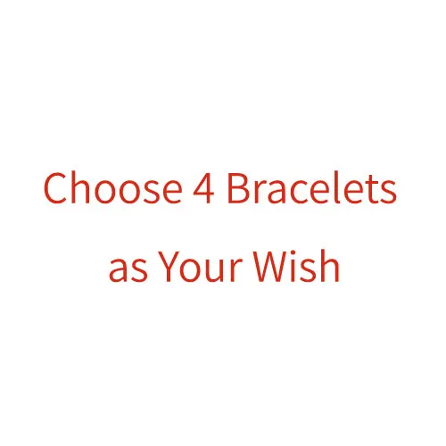 Your Choice Набор браслетов из 4 шт., деревянный браслет для мужчин и женщин, браслеты из бисера, браслет для влюбленных, pulsera hombre - Окраска металла: Your Choice
