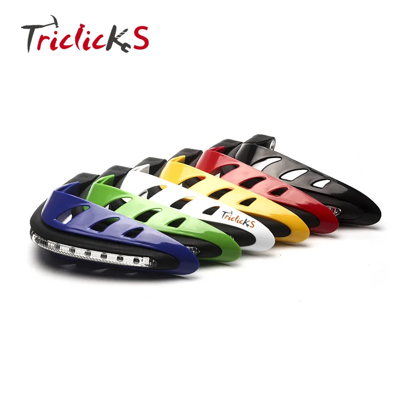 Triclick 7/8 &quot22 мм мотоциклетные кисточки охранники светодиодный DRL поворотник