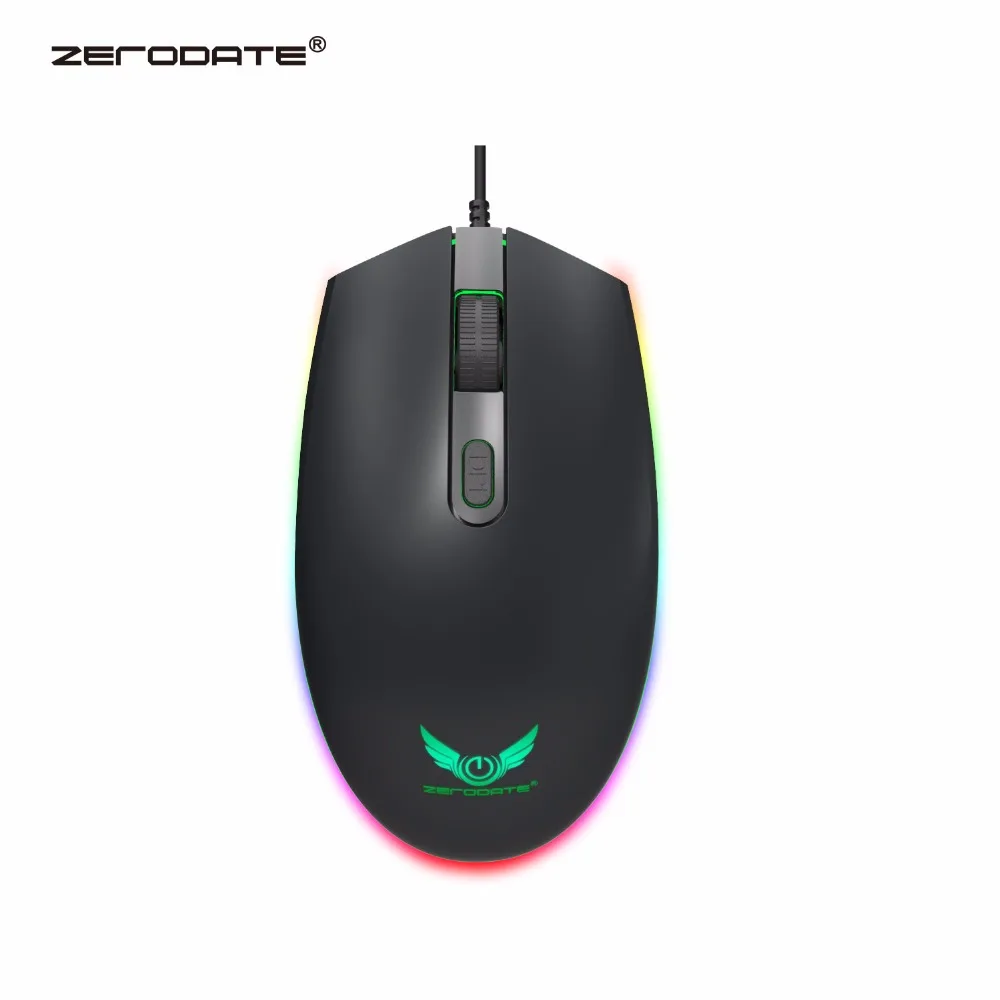 USB Проводная мышь оптическая игровая мышь RGB светодиодный подсветка игровая мышь для ПК ноутбука Human Boody