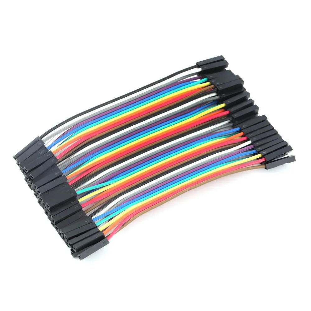 Новое поступление 40 шт/ряд 10 см 2,54 мм Женский кабель 1 P-1 P для Arduino