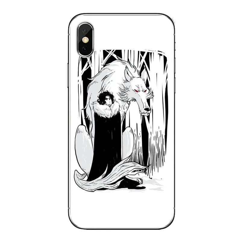 Soft Transparent Case Covers Jon Snow Game of Thrones GOT Art For Samsung Galaxy A5 A6 A7 A8 A9 J4 J5 J7 J8 2017 2018 Plus Prime |