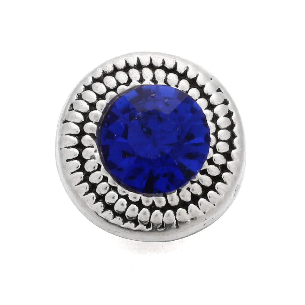 10 шт./лот Snaps Кнопка Fit 12 мм щелкает ювелирный браслет для Для женщин украшений горный хрусталь Мини-металлические кнопки Пуговицы