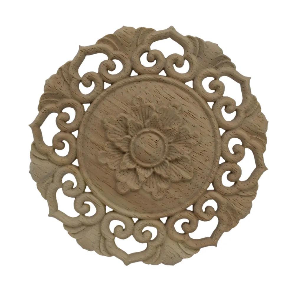 

Деревянная аппликация, цветочное оформление, винтажные фигурки для настенных дверей, шкафов, мебели, домашний декор, аксессуары для украшен...