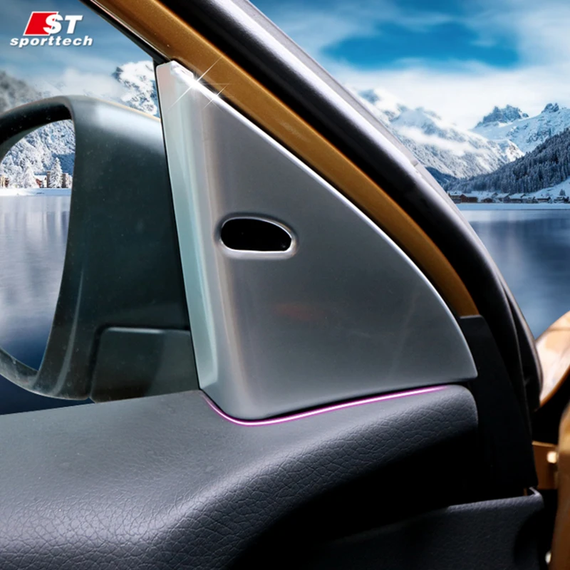 

Стайлинг автомобиля внутренняя треугольная наклейка для Nissan Qashqai 2016-7-8 двери внутренняя треугольная хромированная крышка для Qashqai аксессуа...